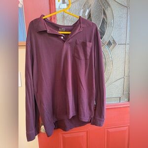 Croft & Barrow Purple Polo Top
